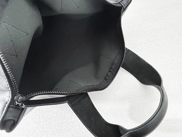 KURO/【PUL】 オンもオフも◎大容量プルアップ　ヘルメットバッグ　エコレザー(BT241217) 8枚目の画像