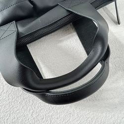 KURO/【PUL】 オンもオフも◎大容量プルアップ　ヘルメットバッグ　エコレザー(BT241217) 10枚目の画像