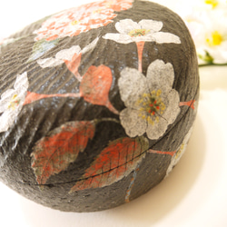 〈一点もの〉菓子器（蓋物）・花の景色 6枚目の画像