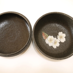 〈一点もの〉菓子器（蓋物）・花の景色 10枚目の画像