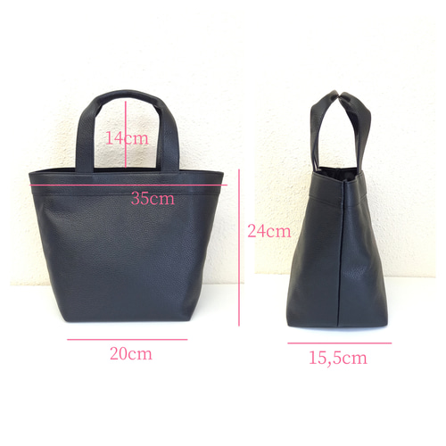 こんなの欲しかった！やわらかくて上質な高級本革トート（ブラック