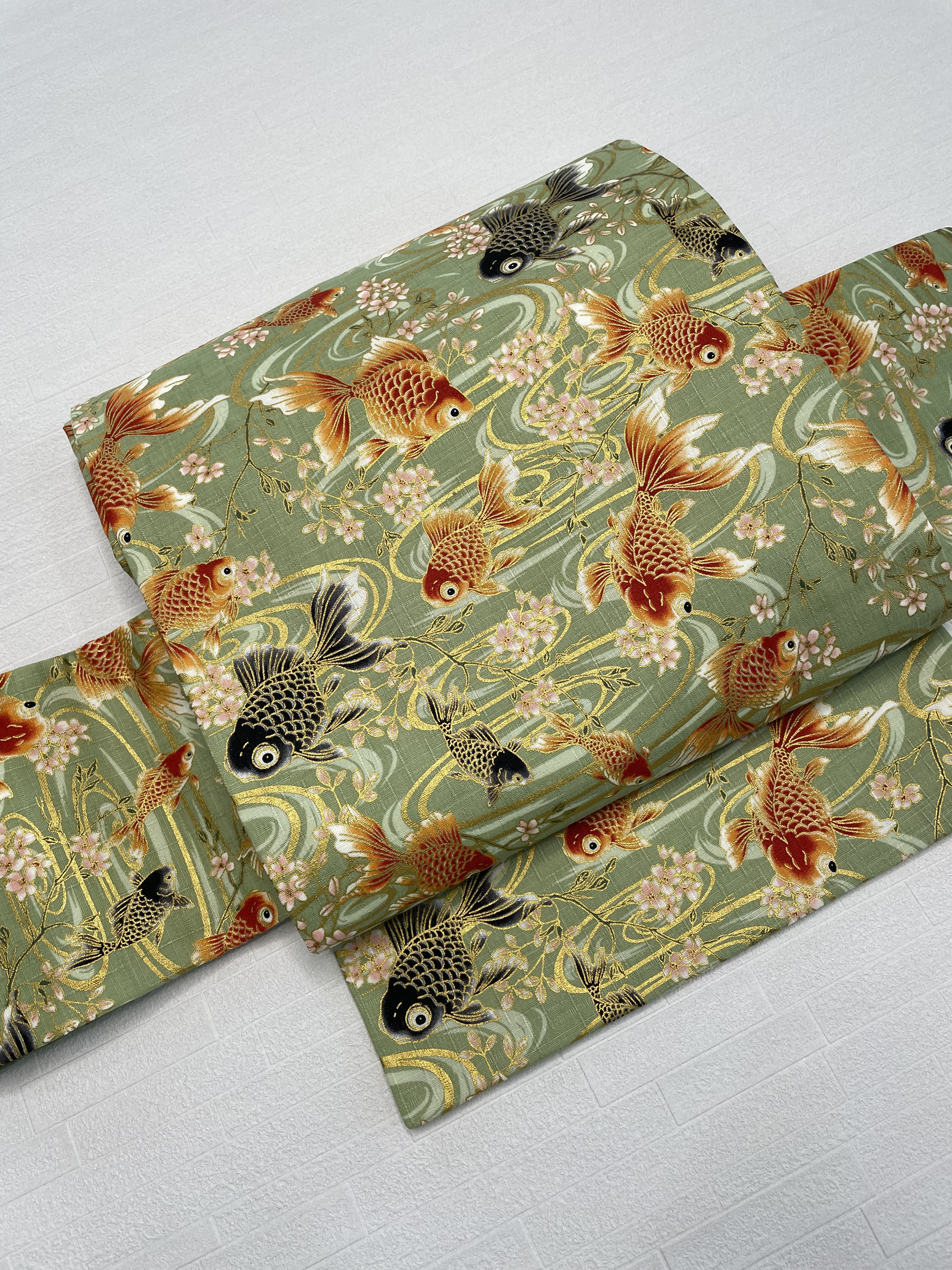 名古屋帯「水辺のワルツ」