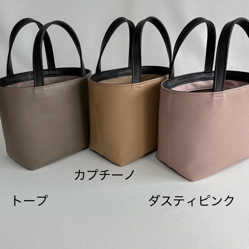 本革 ミニトートバッグ 裏地付き 全7色 レディース メンズ トート