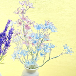 フィラーフラワー 小花 かすみ草 アメリカンフラワー／ディップ