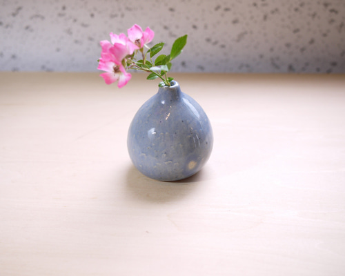 森の一輪挿し（空色・まる） 一輪挿し・花瓶・花器 浦川友紀 通販