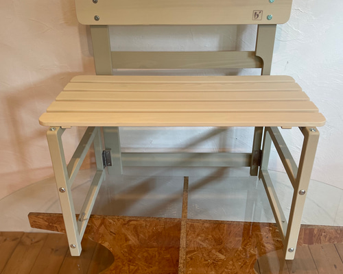 ペット・人形　撮影用折りたたみ木製ベンチ 312d56ab87d03a433aef7c8eb20205