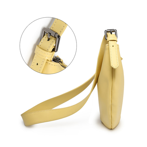VASIC パティ ワンショルダーバッグ レザー クリーム イエロー VASIC（ヴァジック） パティ ワンショルダーバッグ レザー クリーム