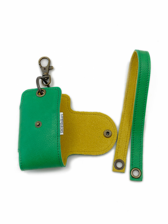 スマートキーケース　グリーン、レッド、ブルー、イエロー　ストラップ付き（送料込み） 7枚目の画像