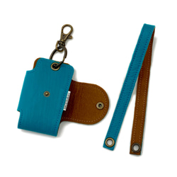 スマートキーケース　グリーン、レッド、ブルー、イエロー　ストラップ付き（送料込み） 9枚目の画像