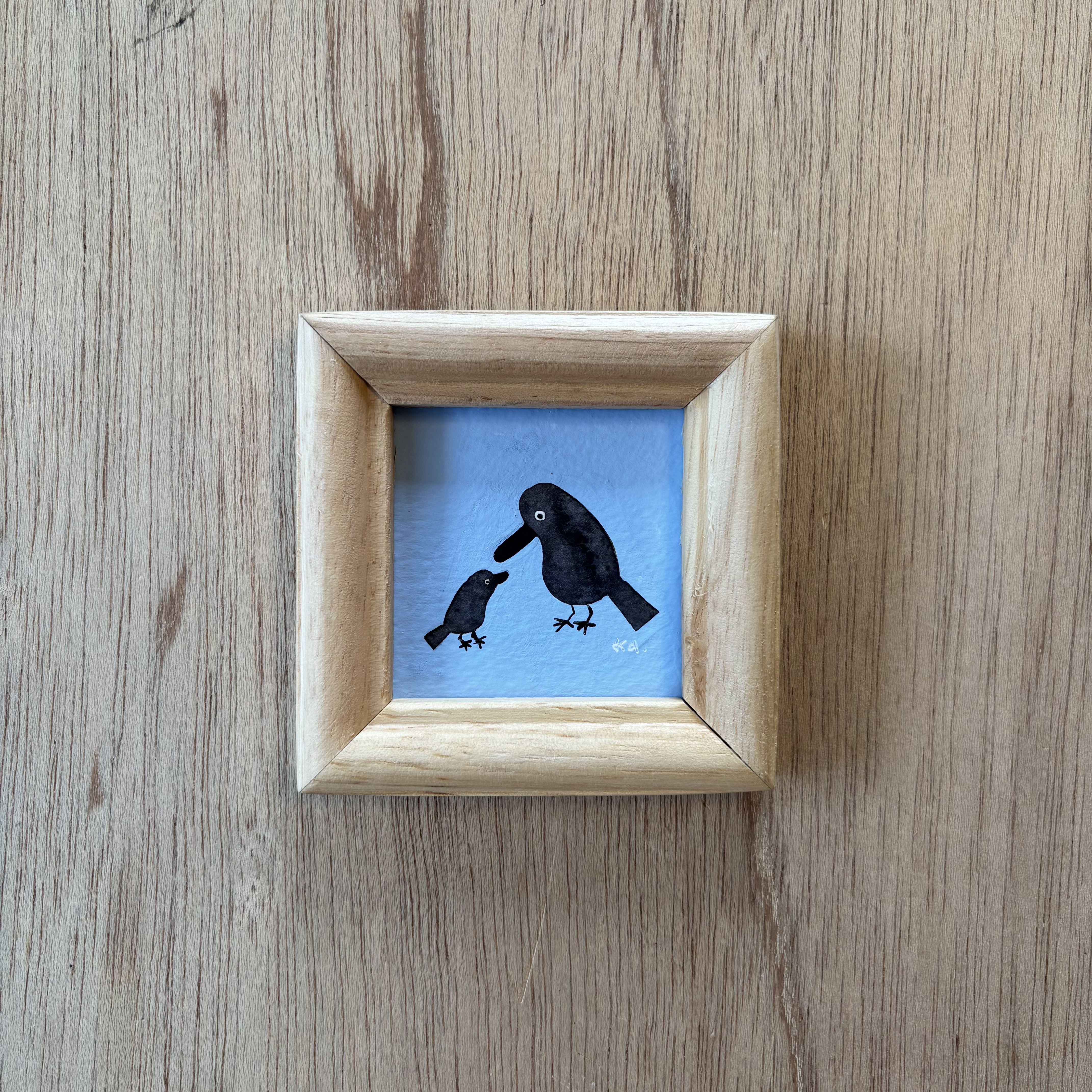 「crow's dad」ミニ額　原画