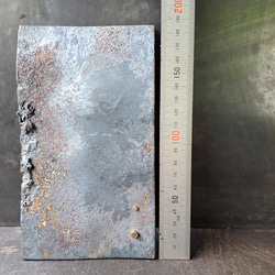 鉄の板のオブジェ 6枚目の画像