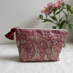 2WAY♡撥水キルト♡インド刺繍リボンショルダーバッグ トートバッグ