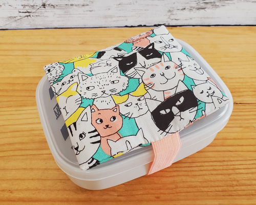 お弁当に！保冷剤ケース付き お弁当箱ゴムバンド ランチベルト