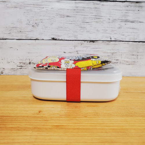 お弁当に！保冷剤ケース付き お弁当箱ゴムバンド ランチベルト