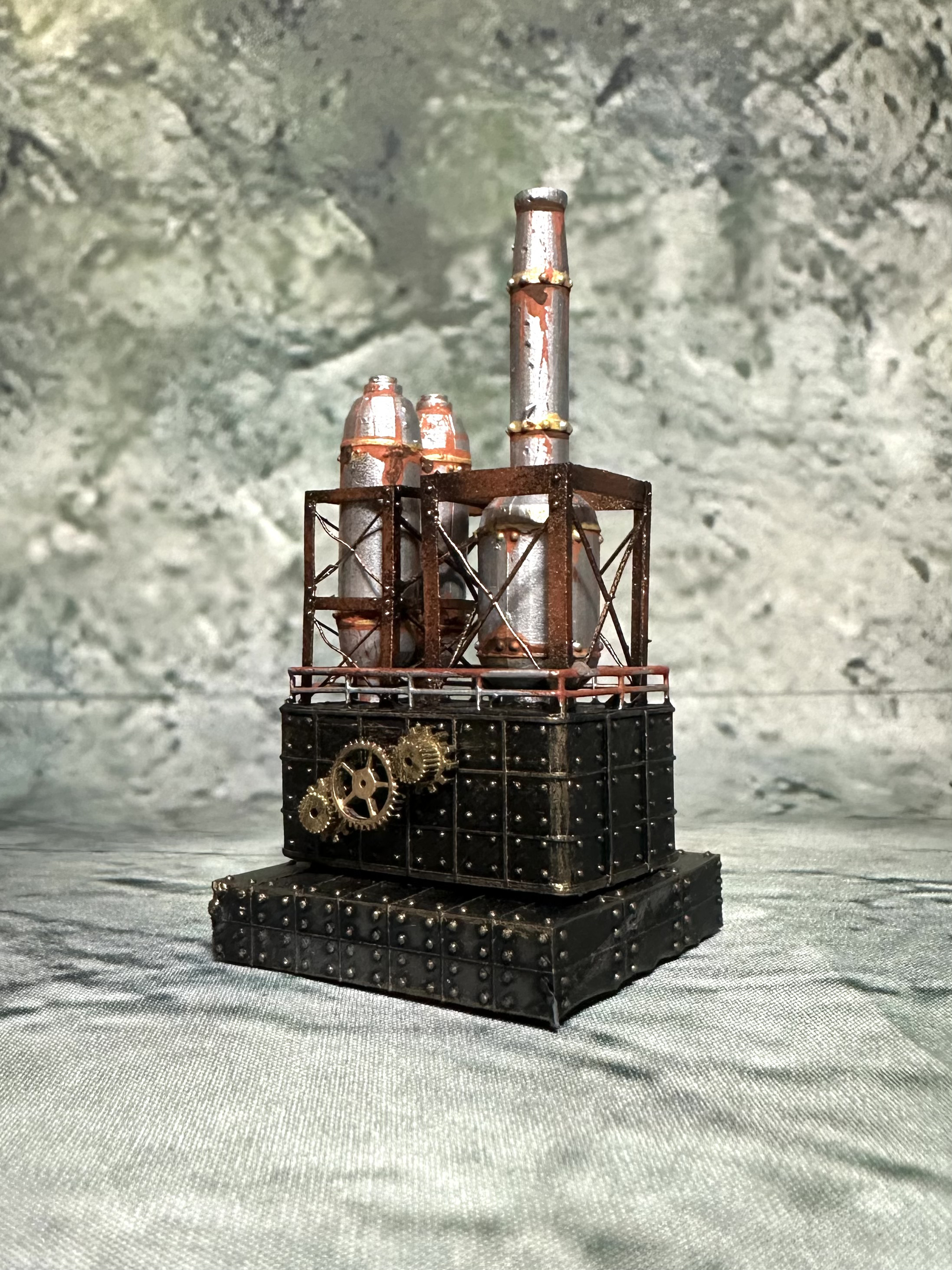 スチームパンクミニチュア　蒸機精錬塔 - Aether Refinery Type-01