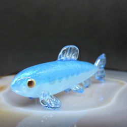 置物　古ガラス　鯉　古美術 ガラスの古生物・オットイア その他置物 硝子細工屋 通販