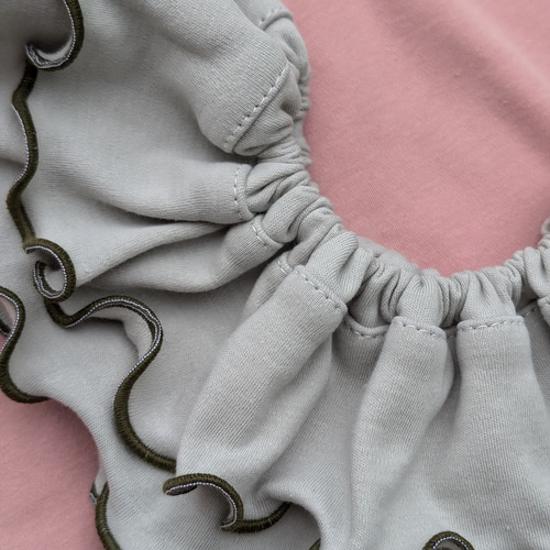 360° フリルスタイ グリーン✕メロウ スタイ・よだれかけ yu_yu 通販