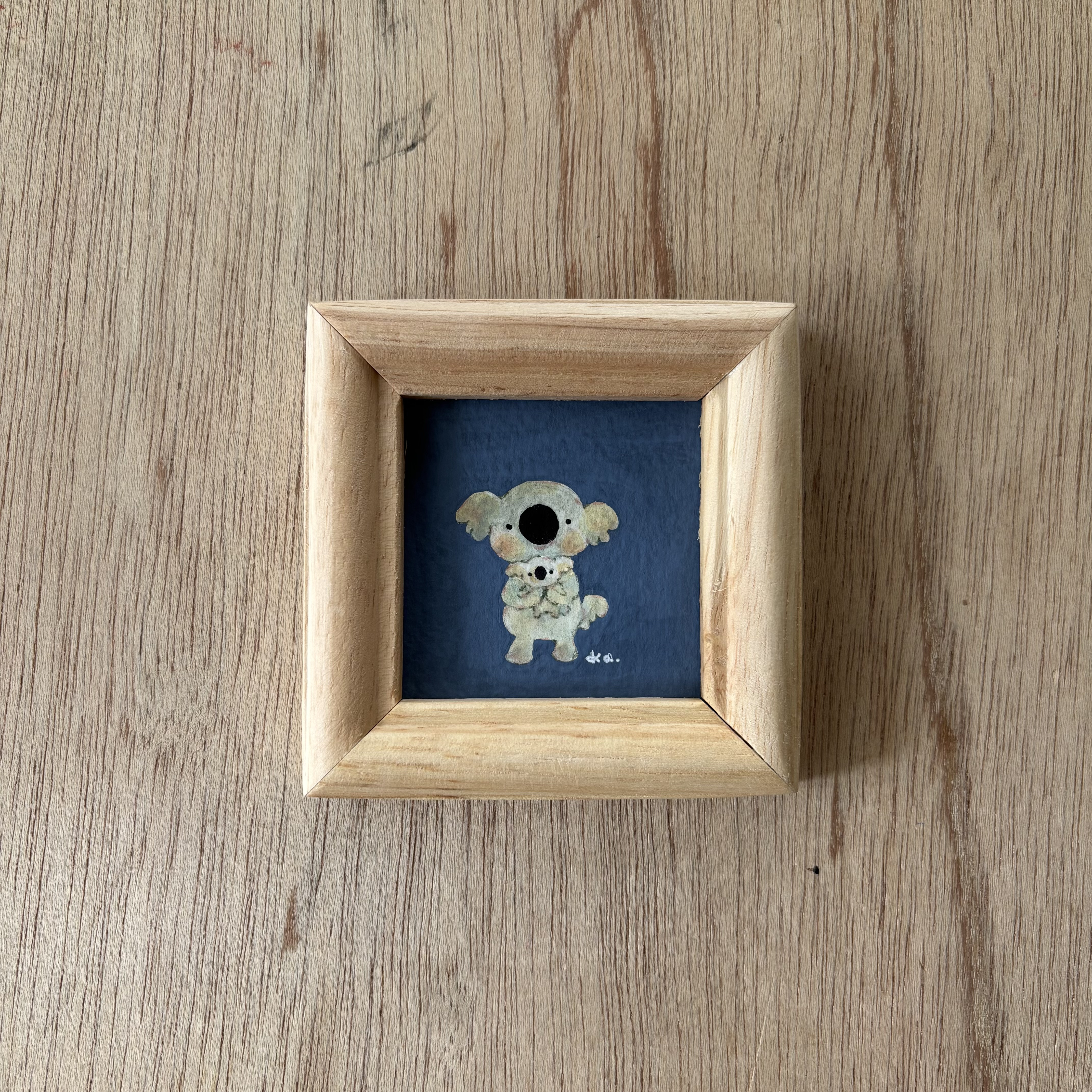 「抱っこ抱っこ」ミニ額　原画