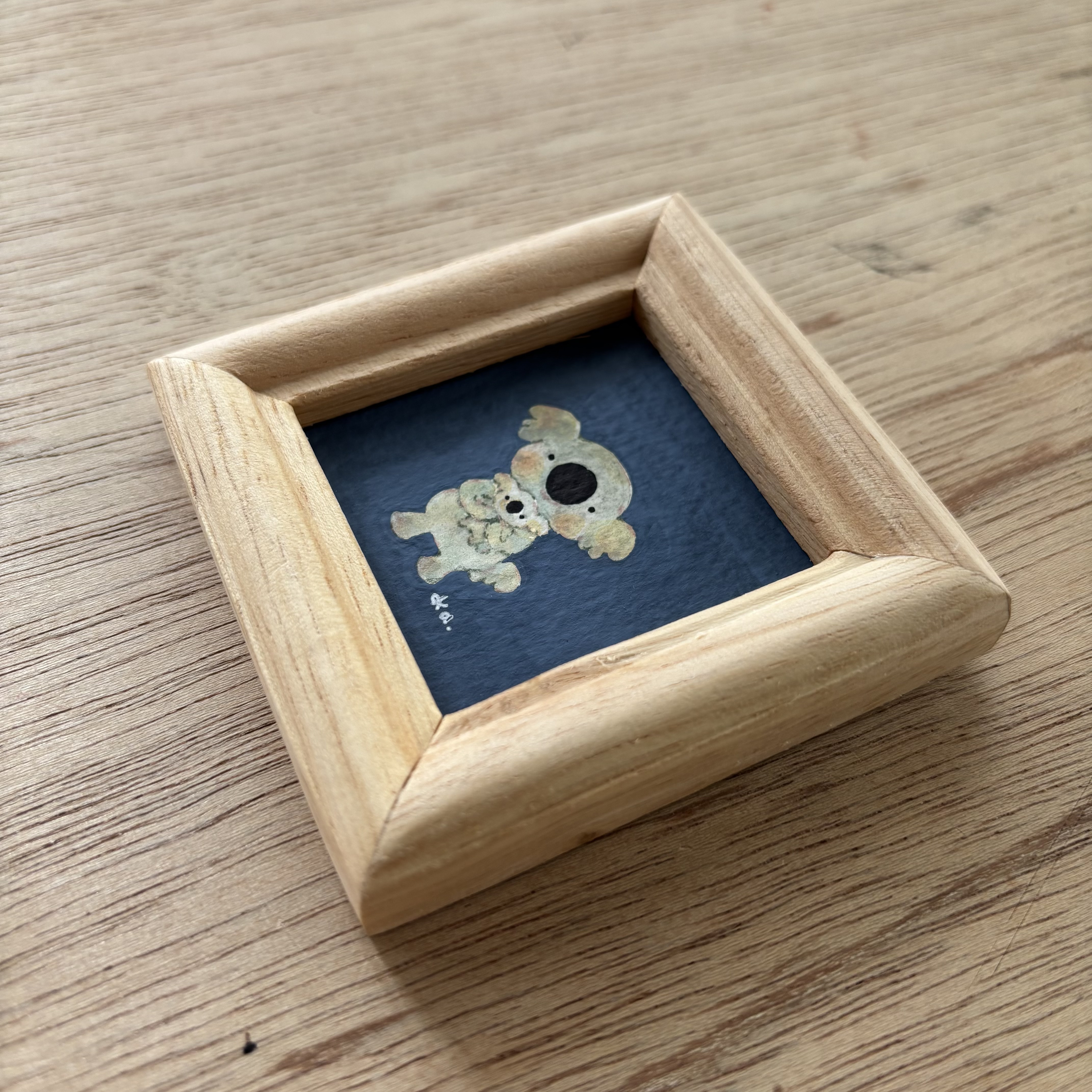 「抱っこ抱っこ」ミニ額　原画