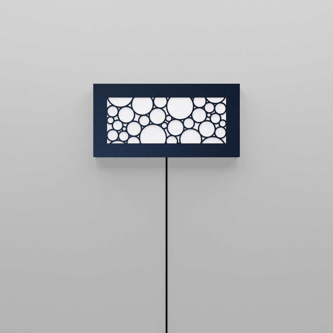 ウォール行灯 バブル - 壁掛け型照明 Sサイズ 横