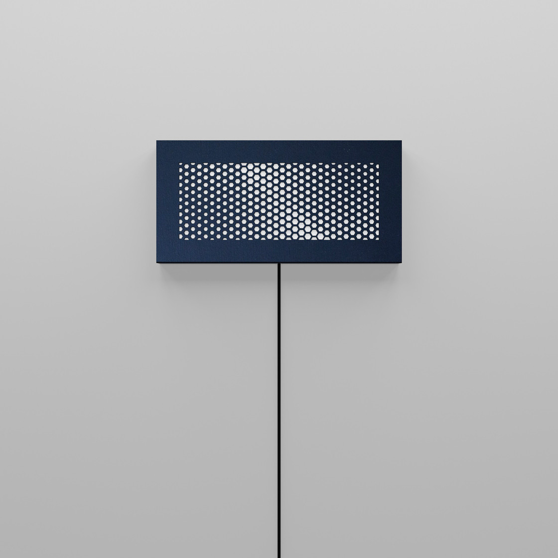 ウォール行灯 ハニカム - 壁掛け型照明 Sサイズ 横