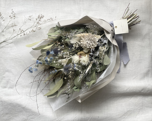 スワッグ　ドライフラワー　テールリード　ブーケ　花束 楽天市場】ドライフラワー 花材 即日出荷 テールリード・ミニ 白