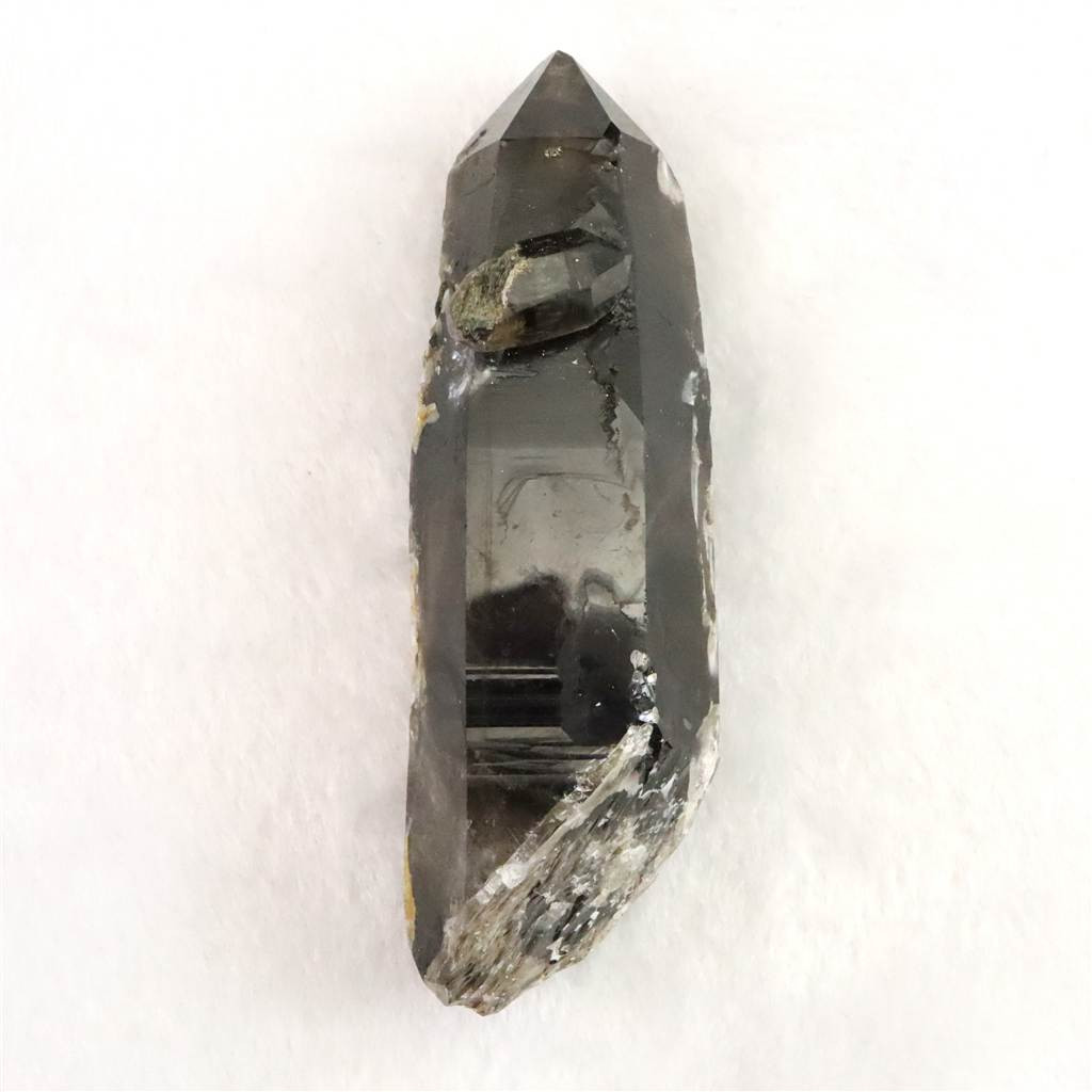 マラウィ産 煙水晶 ケアンゴーム ドルフィン レコードキーパー ウィンドウ 126.7g #71088