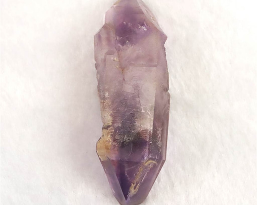 ブランドバーグ産 アメジスト エレスチャル原石 曲がり水晶 D.T. 41.9g