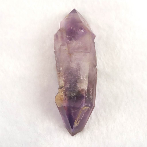 ブランドバーグ産 アメジスト エレスチャル原石 曲がり水晶 D.T. 41.9g