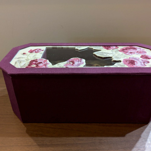 大きなボックス、ローラアシュレイ、カルトナージュ 大きなボックス、ローラアシュレイ、カルトナージュ インテリア・生活道具