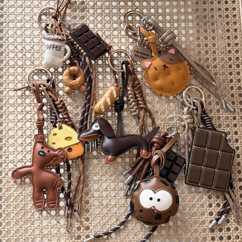 じゃらじゃらキーホルダー バッグチャーム キーチャーム バッグ