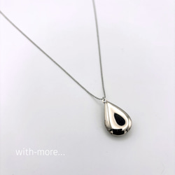 【新作】しずく雫 ロケットペンダント ネックレス♡シルバー チェーン ロングネックレス♡ピルケース 写真が入るネックレス 7枚目の画像