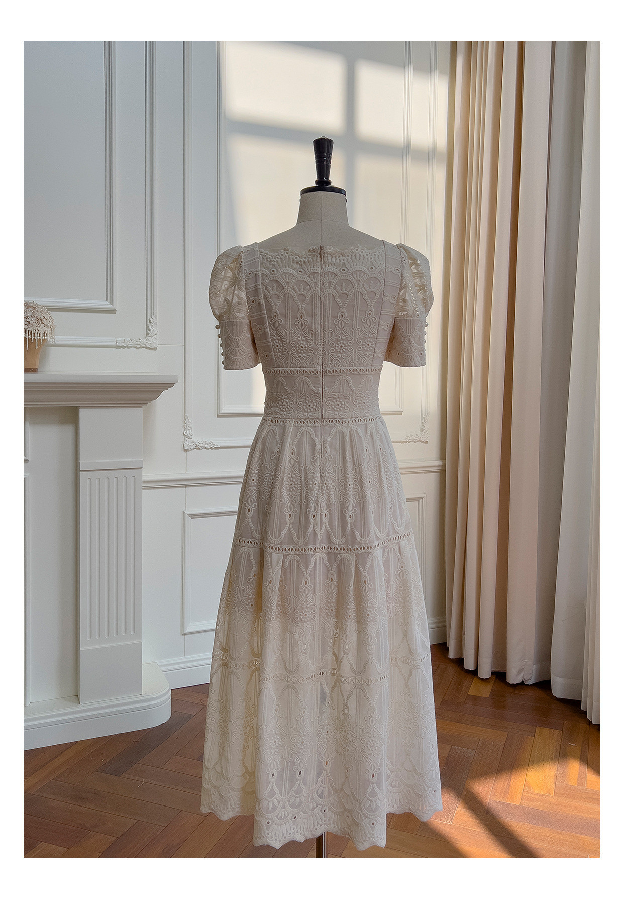 ドレス パーティー ウェディング ワンピース ロング プリンセス 刺繡 上品 高級感 優雅 韓国風 結婚式 お呼ばれ