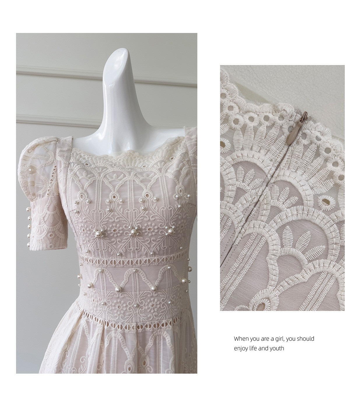 ドレス パーティー ウェディング ワンピース ロング プリンセス 刺繡 上品 高級感 優雅 韓国風 結婚式 お呼ばれ