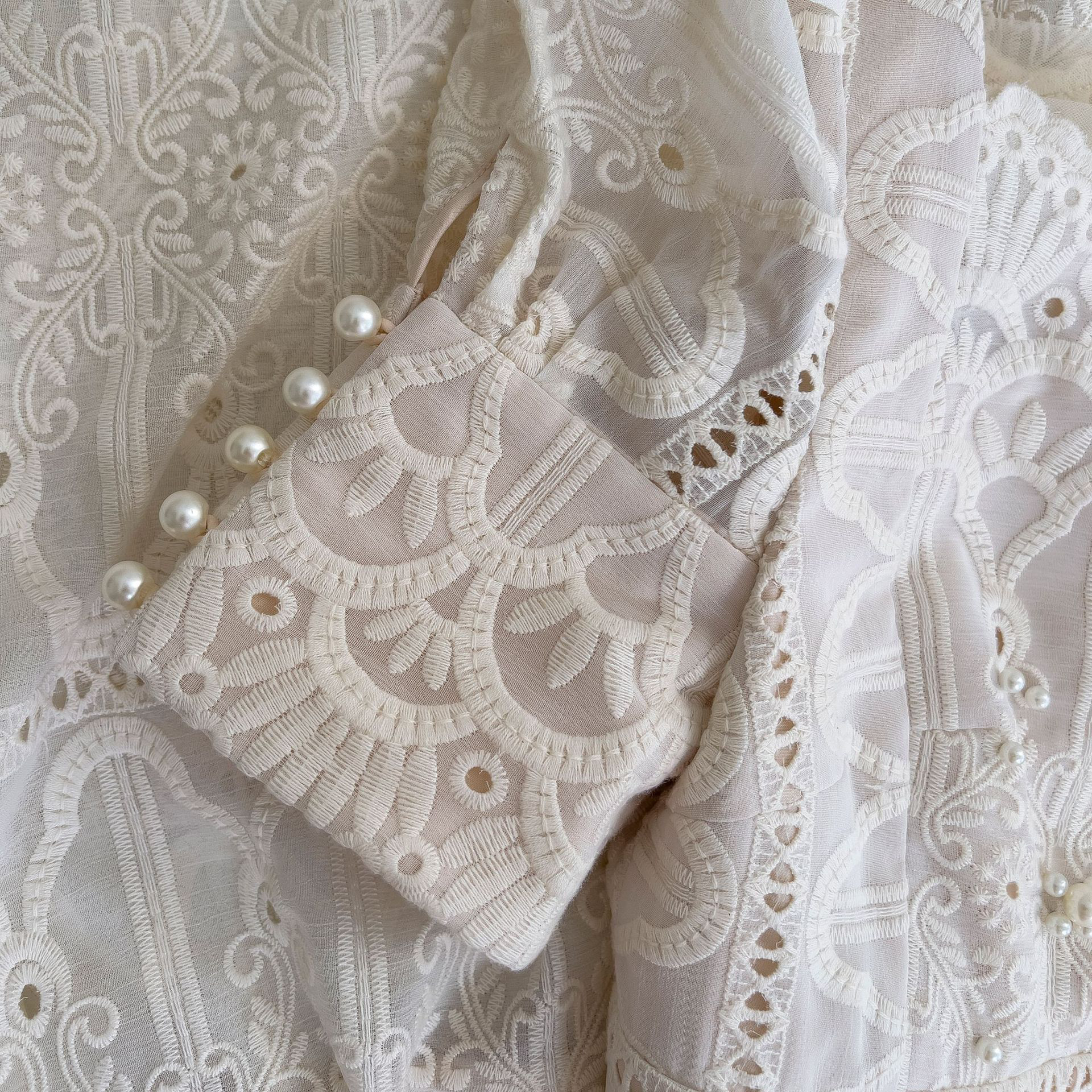 ドレス パーティー ウェディング ワンピース ロング プリンセス 刺繡 上品 高級感 優雅 韓国風 結婚式 お呼ばれ