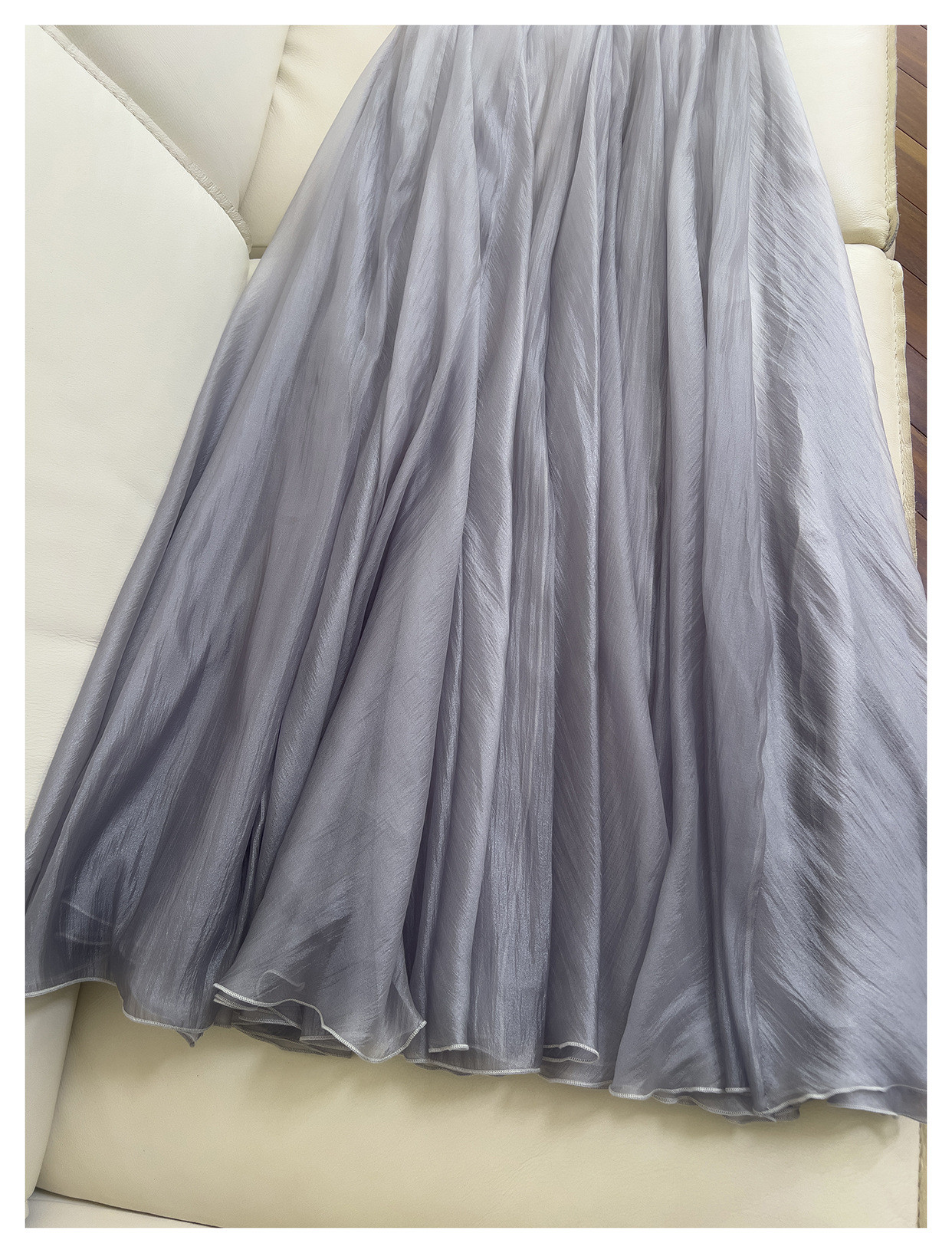 ドレス パーティー ウェディング ワンピース ロング プリンセス グレー 上品 高級感 優雅 韓国風 結婚式 お呼ばれ