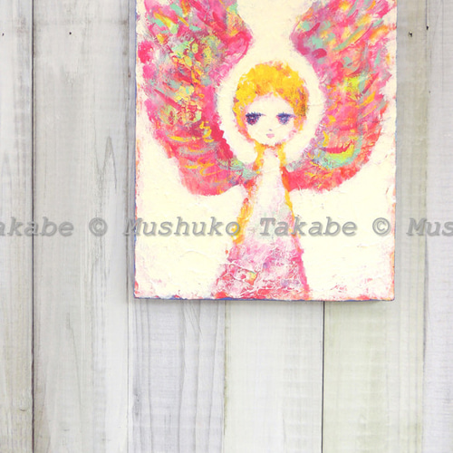 whisper of an angel] #アート #絵画 #原画 #肖像画 絵画