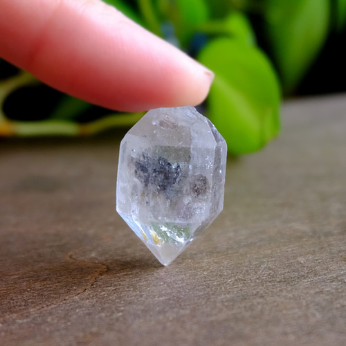ブラジル産　両剣水晶　クリスタル 流れ星】ブラジル ゼッカジソウザ産 両剣水晶 ミニクリスタル