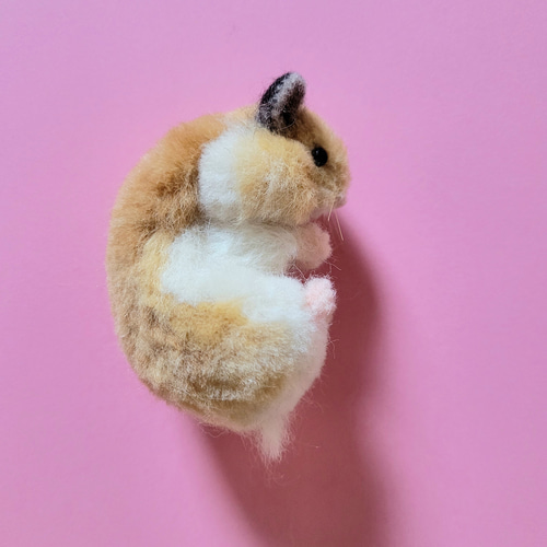ハムスター 羊毛フェルト リングピロー プレゼント ぬいぐるみ 人形