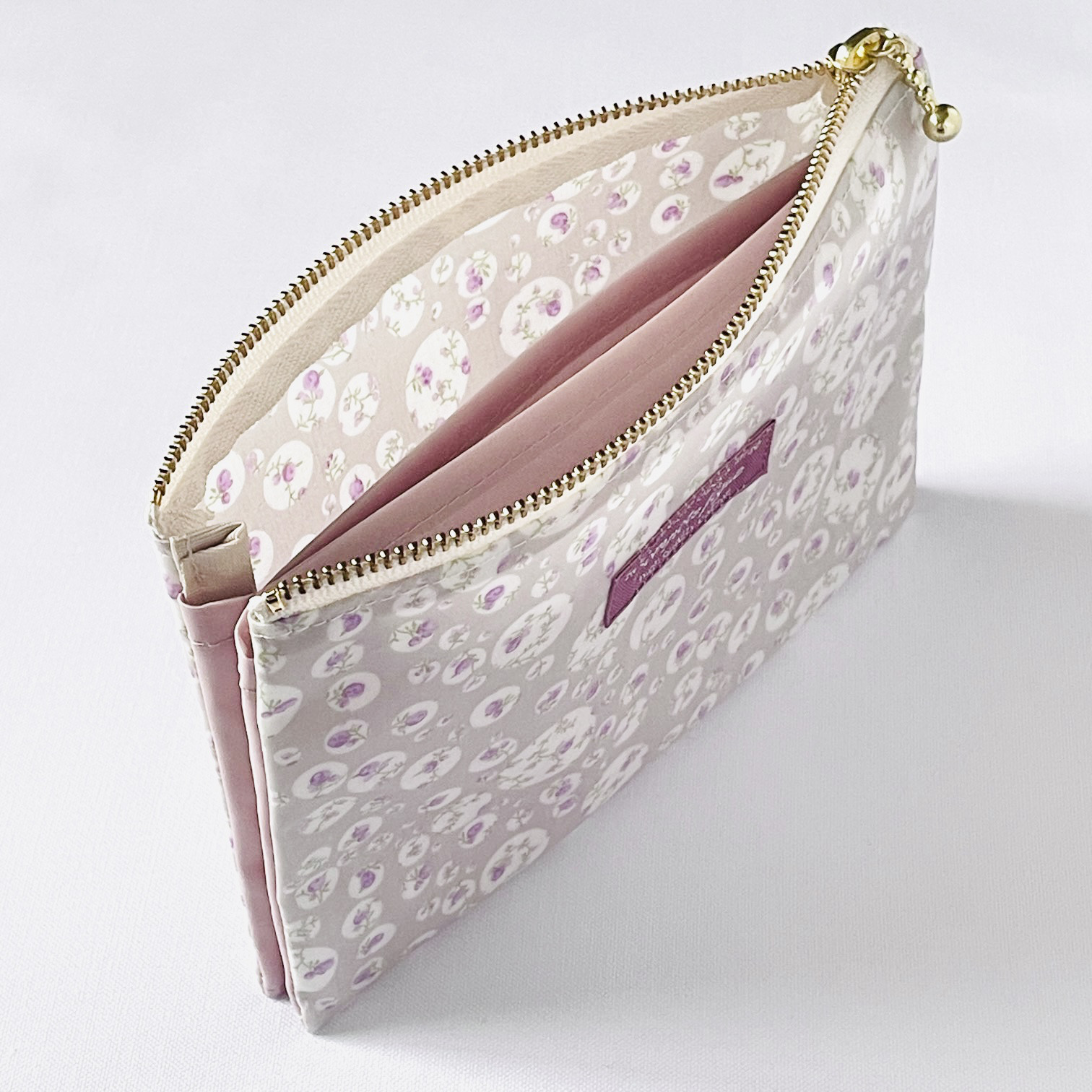 リバティラミネートダブルファスナーポーチSS〈ジョリー〉