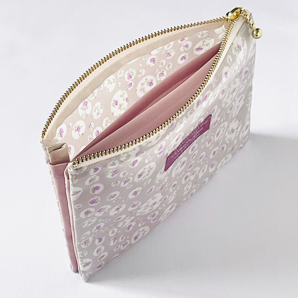 ふたごポーチ 双子ポーチ リバティ ジョアンナ ラミネートポーチ