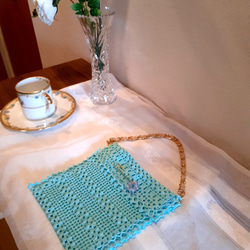 ビンテージ　レース編みポシェット アンティークスタイルのちいさなレース編み (Let's knit series