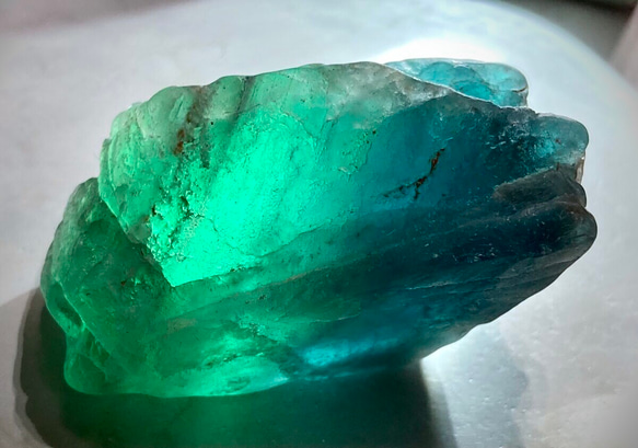 バイカラー✿*:・フローライト 蛍石 ラフストーン 原石 その他置物