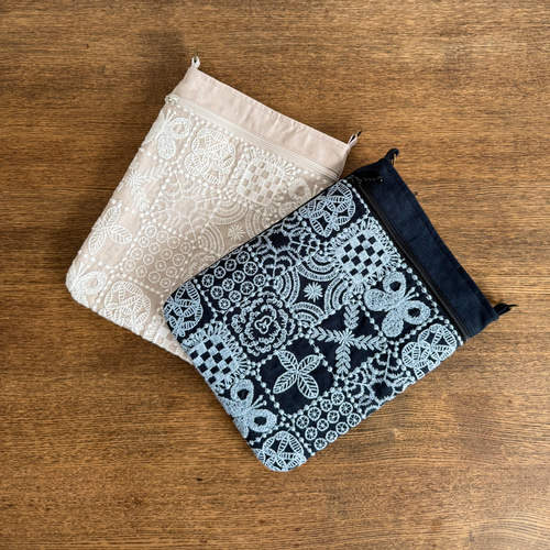 スマホポシェット＊ミナペルホネン forest tile ポシェット kanon 通販