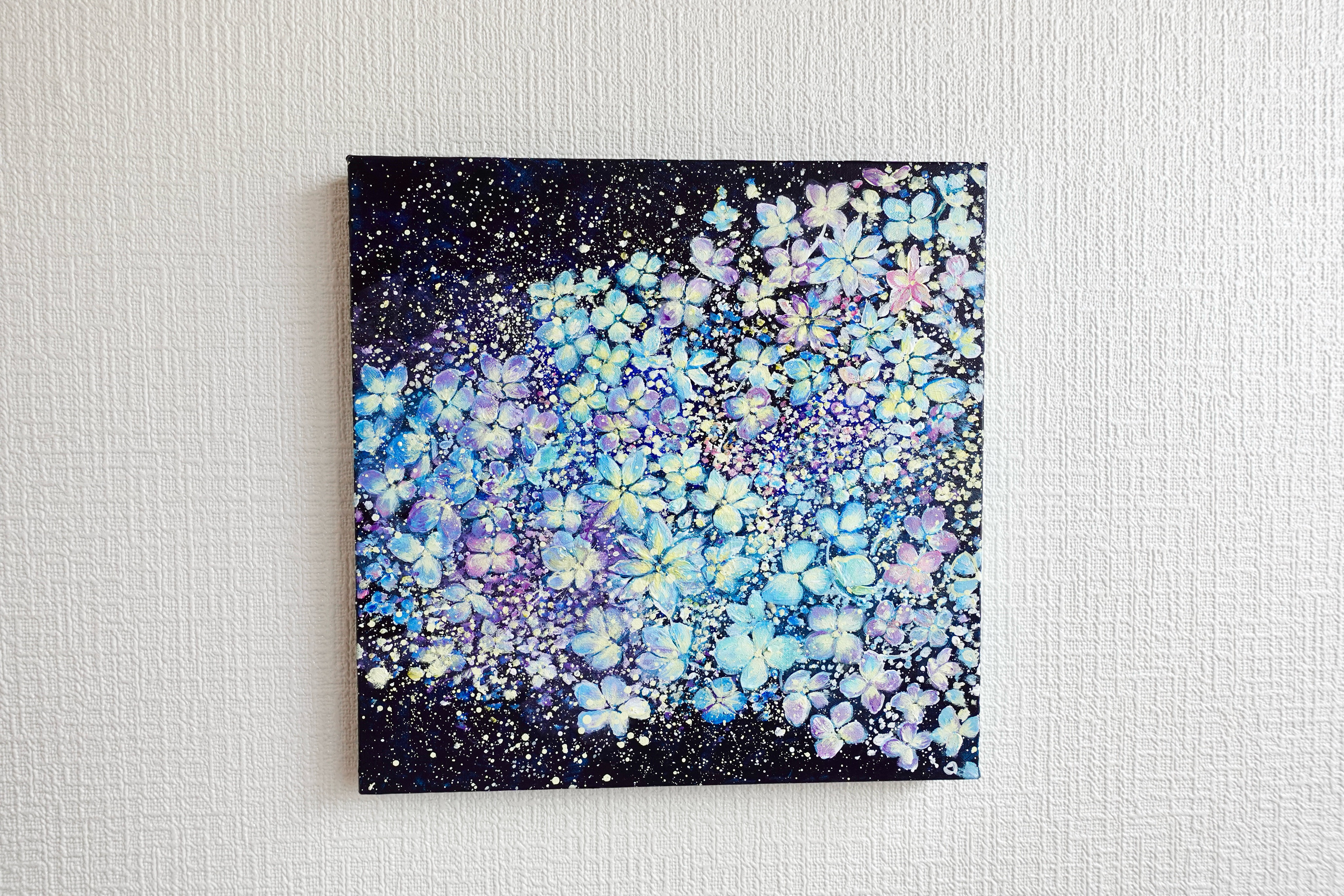 銀河に浮かぶ紫陽花 絵画 むらいさき 通販 19391821｜Creema