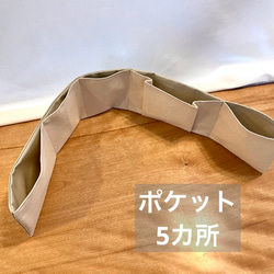 バッグの中を綺麗に整える　バッグの中を使いやすく整理整頓　軽量　ポケット収納　畳めるバッグインバック　日本製ハワイアン 16枚目の画像