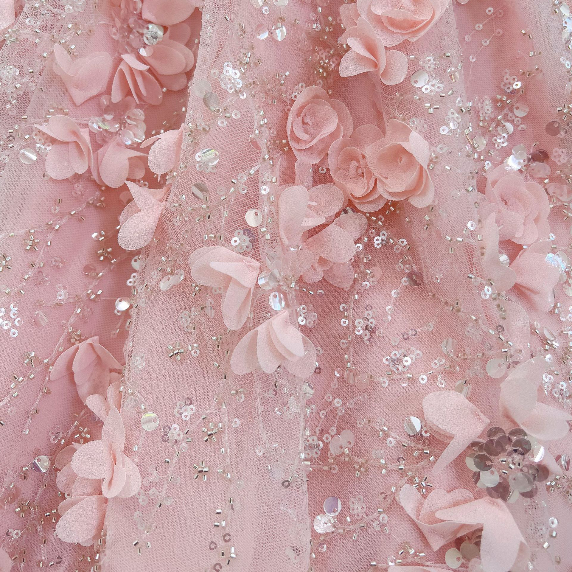 ドレス パーティー ウェディング ワンピース ショート プリンセス ピンク 上品 高級感 優雅 韓国風 結婚式 お呼ばれ