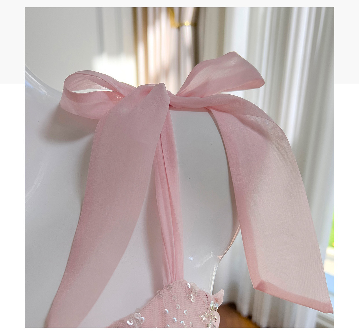 ドレス パーティー ウェディング ワンピース ショート プリンセス ピンク 上品 高級感 優雅 韓国風 結婚式 お呼ばれ