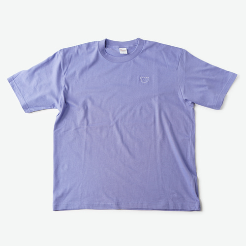 キャラクター刺繍ダークブルーTシャツ 79de693e48035fb57795c7b3442570