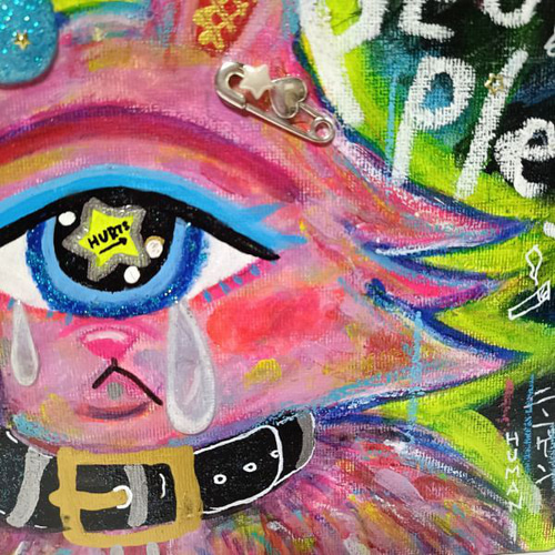 【一点物アート】人間毒【現代アート,イラスト】 一点物アート/2023年】人間毒【現代アート,絵画,】 一点物アート